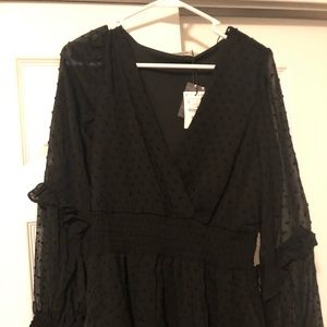 Cute mini black dress